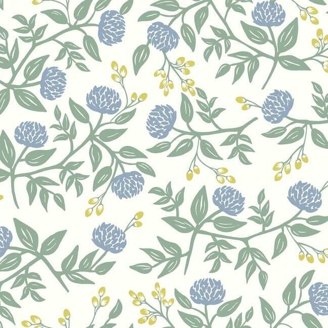 Peonies Periwinkle&amp;Sage