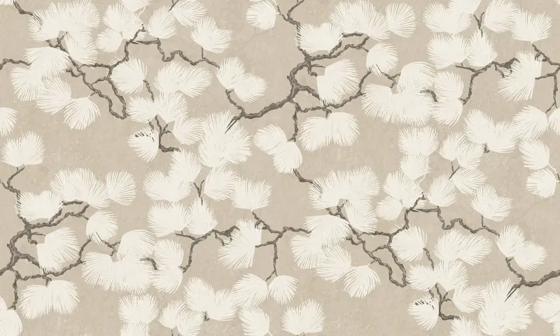 Pine Mural, Beige