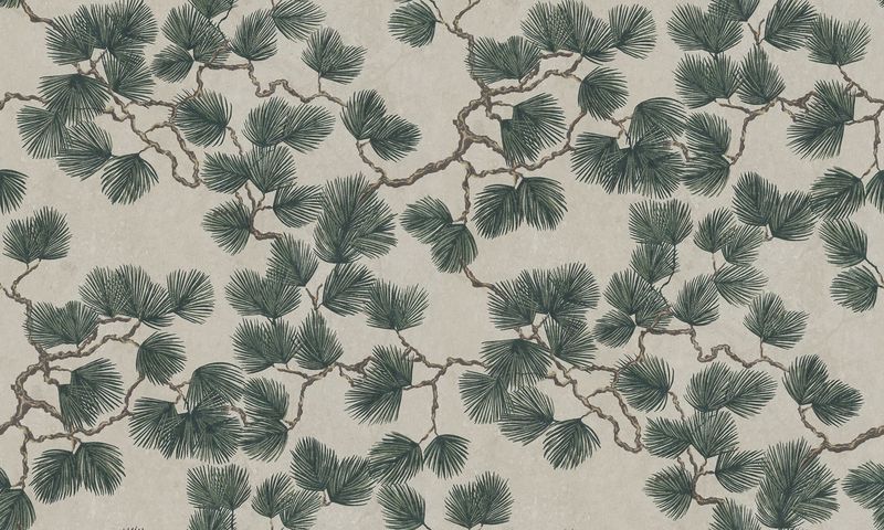 Pine Mural, Green
