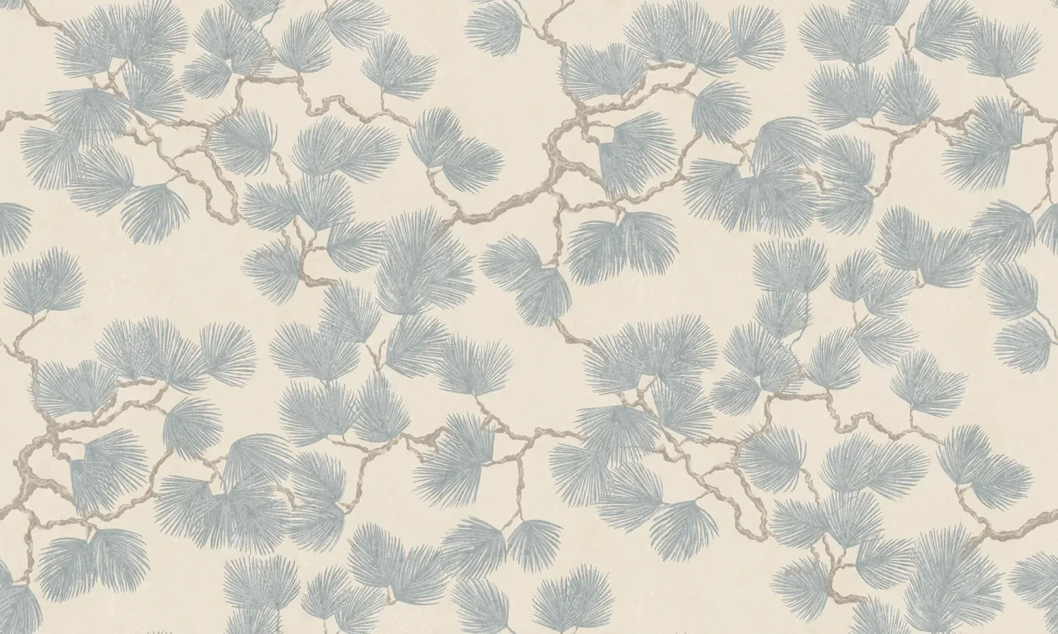 Pine Mural, Misty Blue