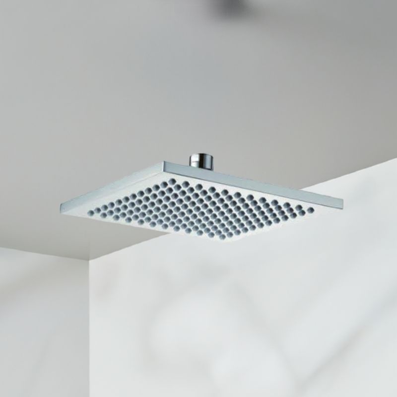 Anti-limescale brass shower head 20x20/25x25cm