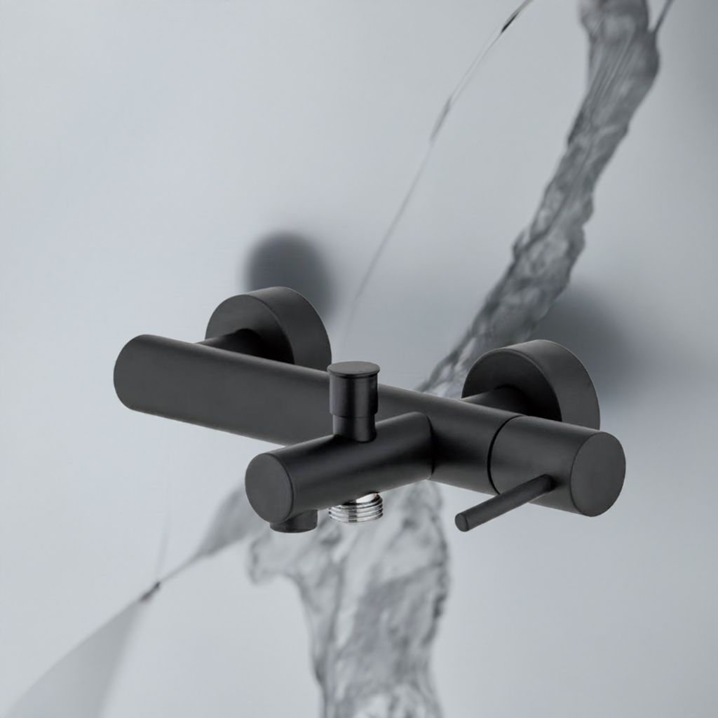 Bath-shower mixer with Veral shower equipment