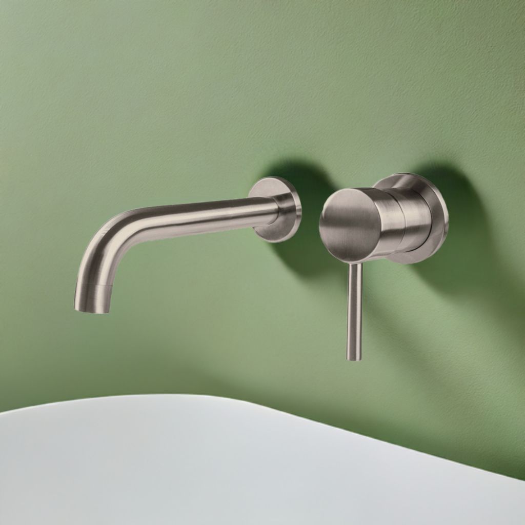 Lizara built-in wall-mounted washbasin mixer