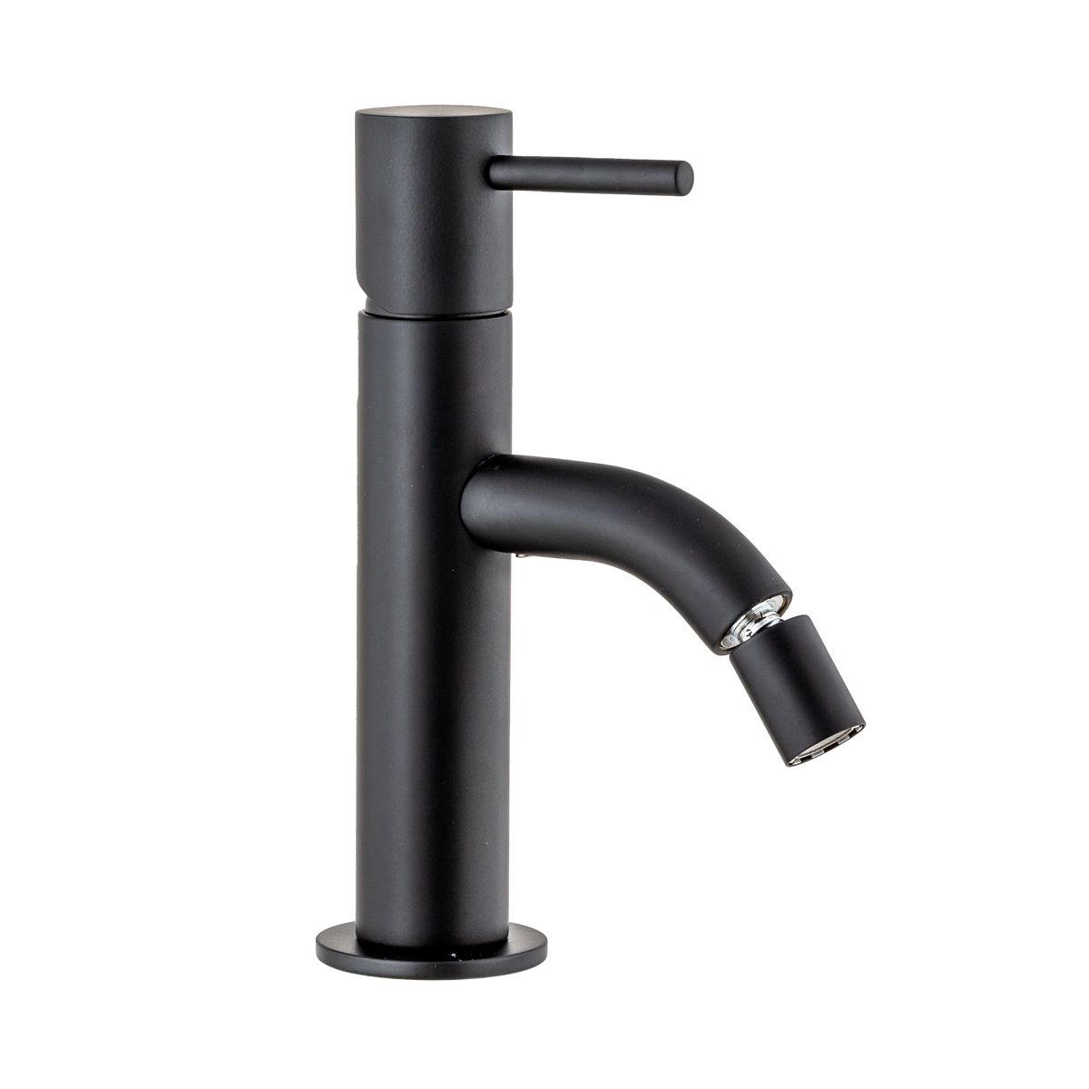 Veral curved spout basin mixer