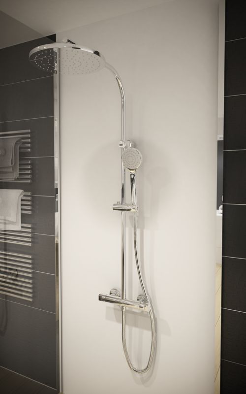 Termostático de ducha con columna fija XL ECO PRIME GRBdry®️