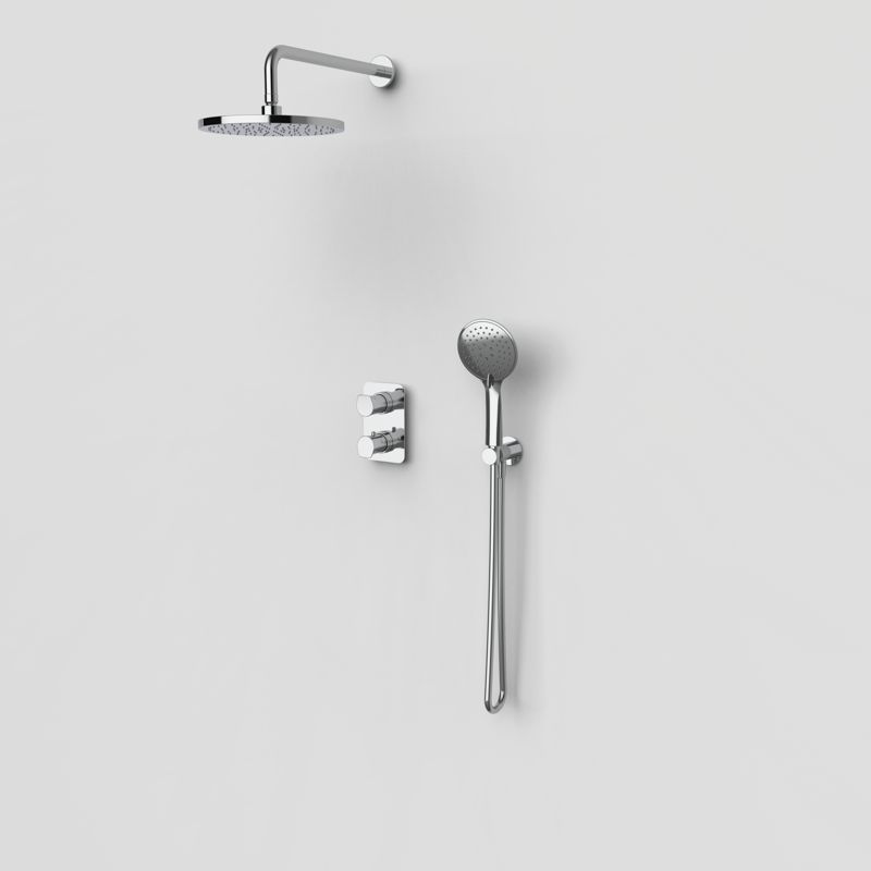 Set ducha termostática 2 salidas NAVA