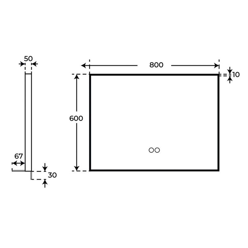 Espejo LED Vito 60