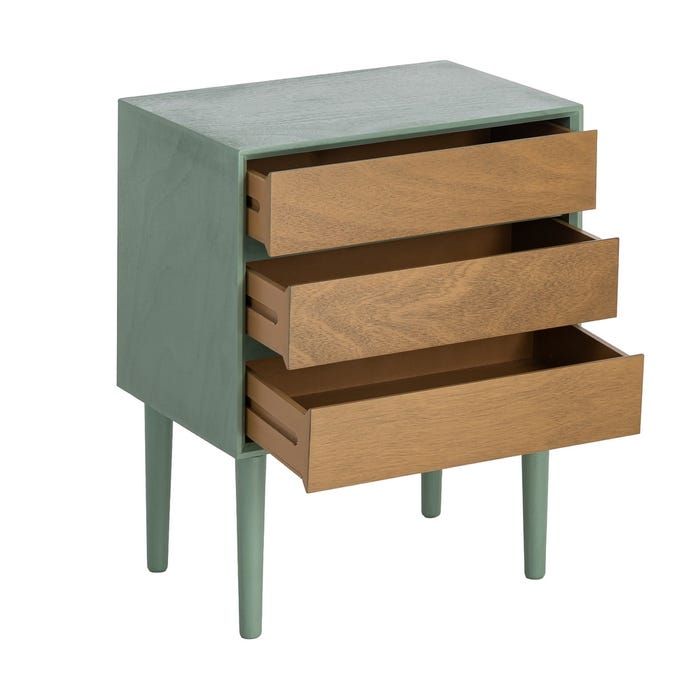 MESITA VERDE DM DORMITORIO 50x35x62,50cm