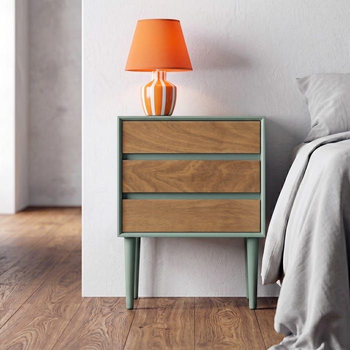 MESITA VERDE DM DORMITORIO 50x35x62,50cm