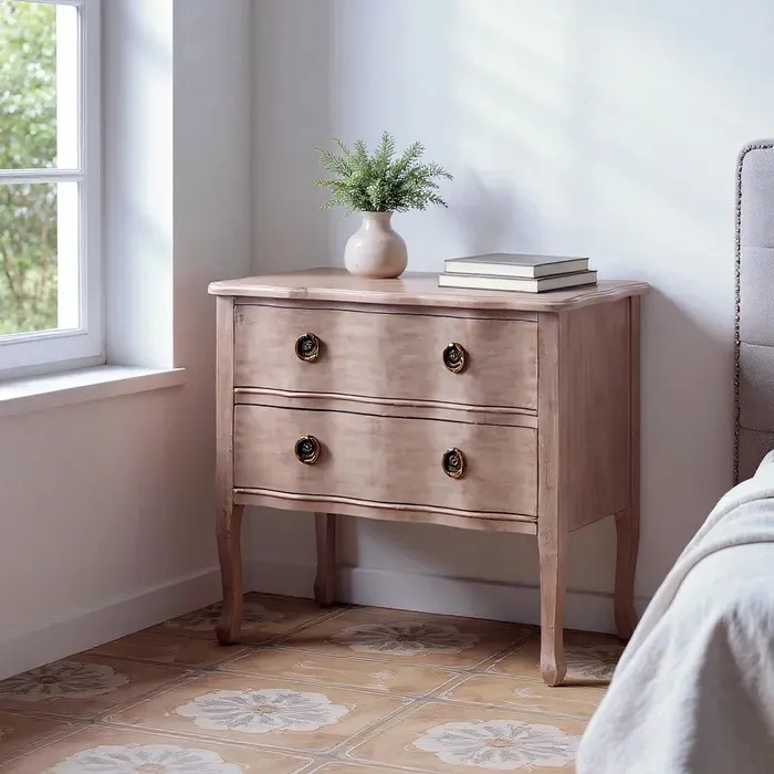 MESITA MADERA DE ABETO 80x38x65,50cm