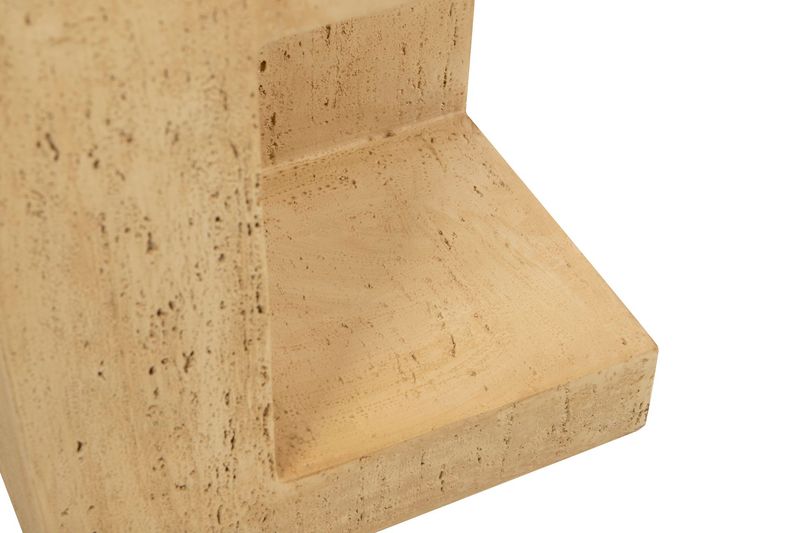 MESA AUXILIAR / TABURETE MARRON 39x39x46cm