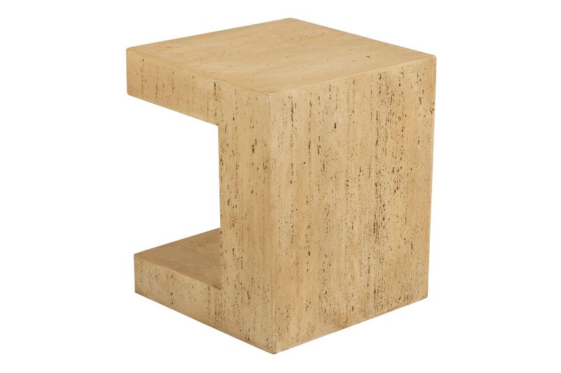 MESA AUXILIAR / TABURETE MARRON 39x39x46cm