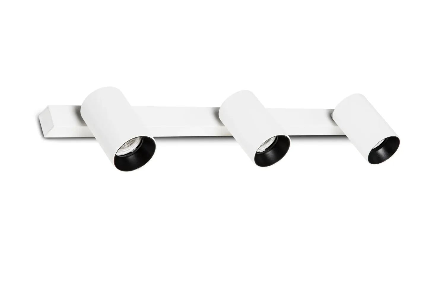 Aplique/plafón carril 3 focos blanco Stan 3L