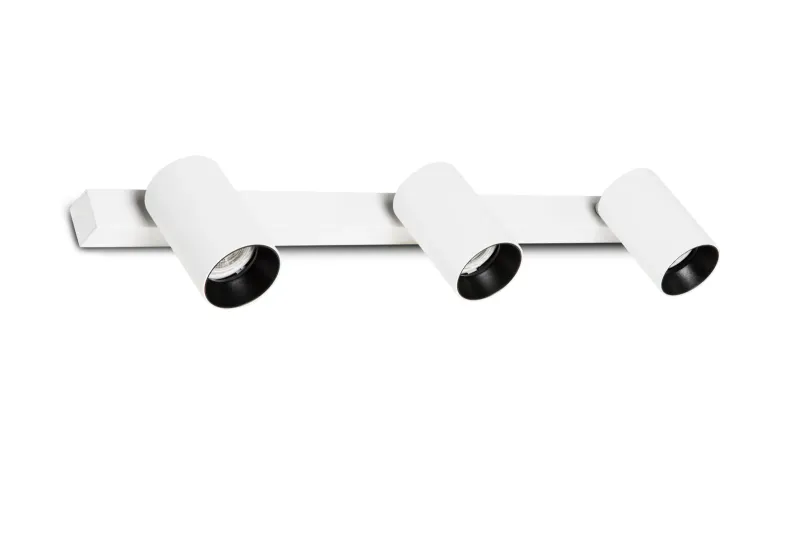 Aplique/plafón carril 3 focos blanco Stan 3L Aplique/plafón carril 3 focos blanco Stan 3L