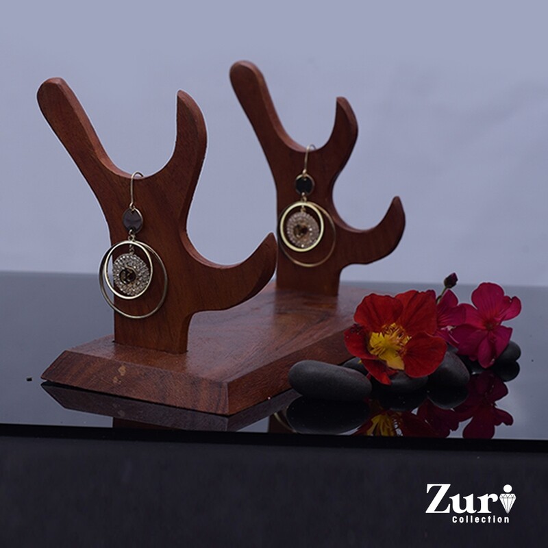 Golden Diva Drop Earrings