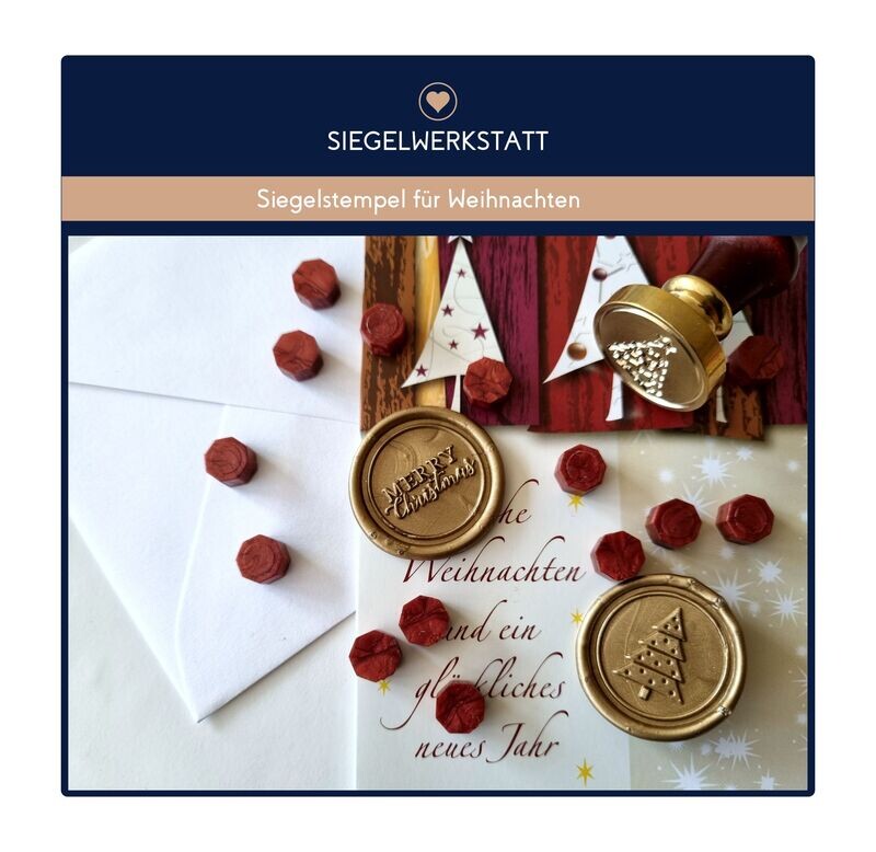 Siegel mit Motiv für Weihnachten