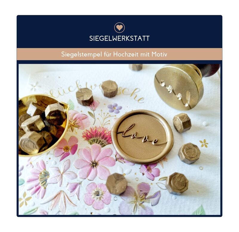 Siegel mit Motiv - Hochzeit