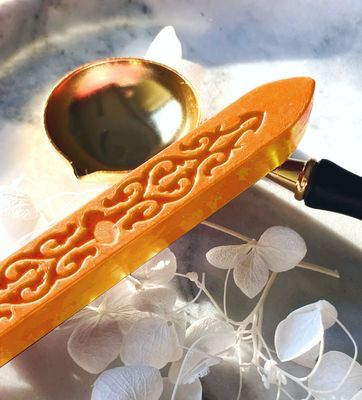 Siegelwachs "Classic" ohne Docht - Gelb, Orange, Braun