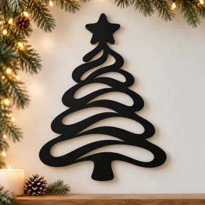 Acryl Wand Dekoration - Weihnachtsbaum Acryl Wand Dekoration - Weihnachtsbaum