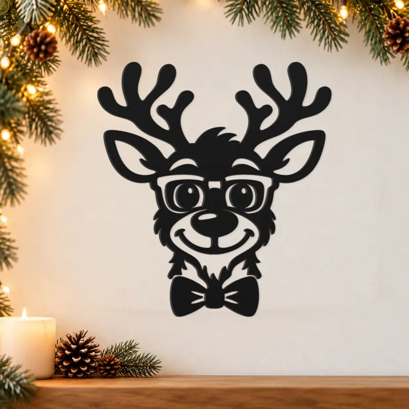 Pfiffiger Rudolf mit Brille und Fliege