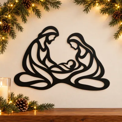Acryl-Deko Heilige Familie mit Jesuskind Acryl-Deko Heilige Familie mit Jesuskind