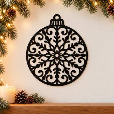 Acryl-Deko Weihnachtskugel - Winterornament Acryl-Deko Weihnachtskugel - Winterornament