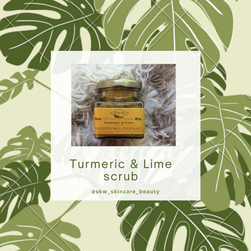 Turmeric &amp; Lime scrub