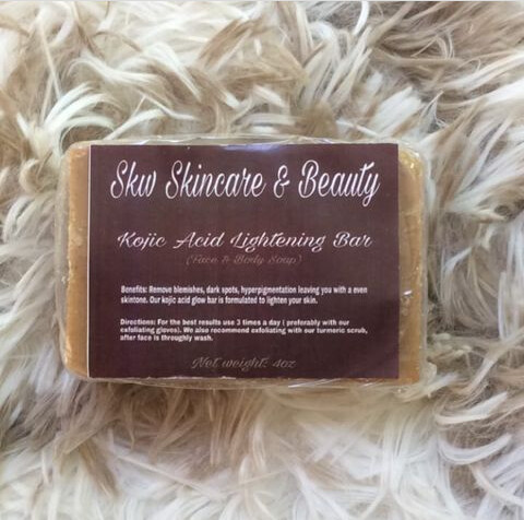Kojic acid lightening soap.
