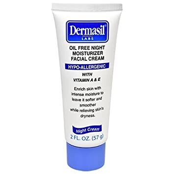 Dermasil oil free night moisturizer