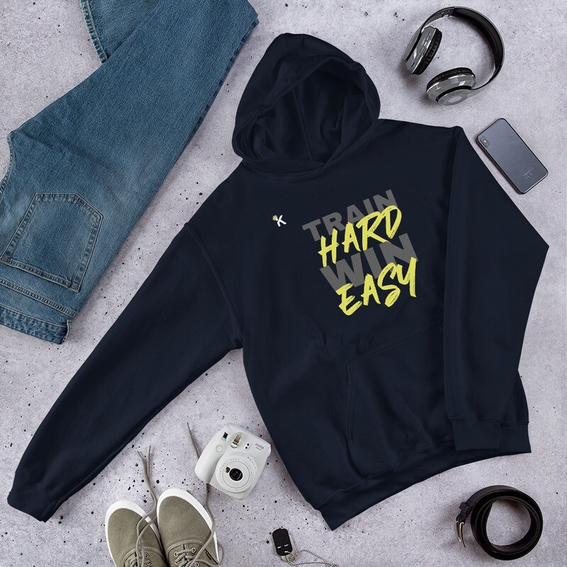 Train Hard, Win Easy Unisex Hoodie