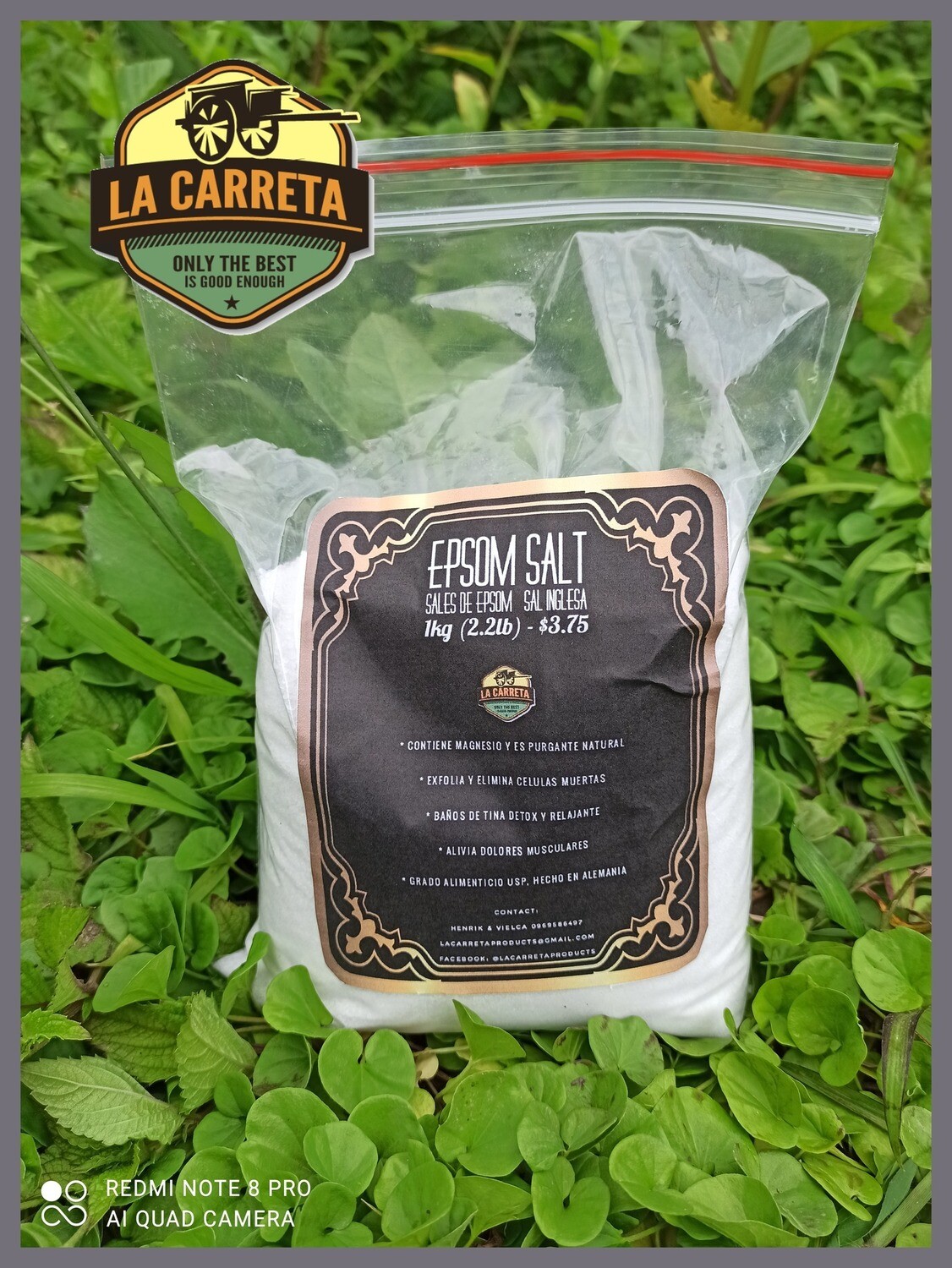 Epsom Salt USP – Food Grade | Sal de Epsom Grado Alimenticio