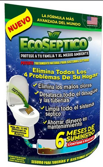 EcoSeptico 1 month supply, naturally cleaning system for septic tanks. /
