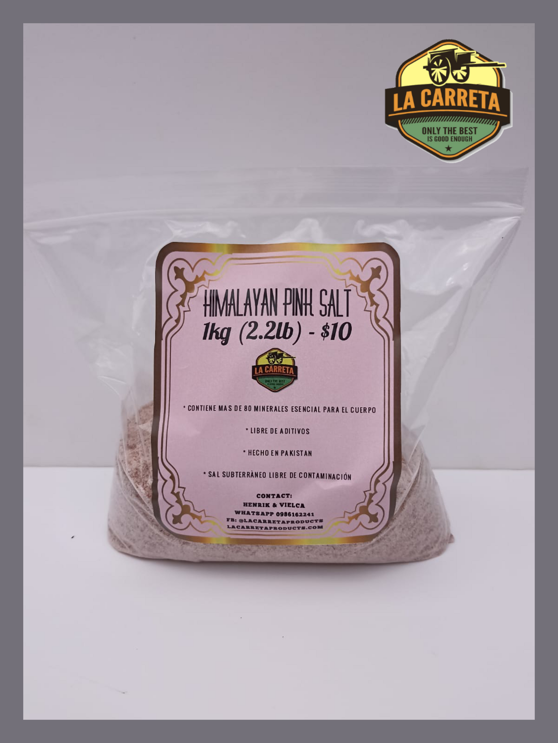 Himalayan Pink Salt | Sal Rosada del Himalaya