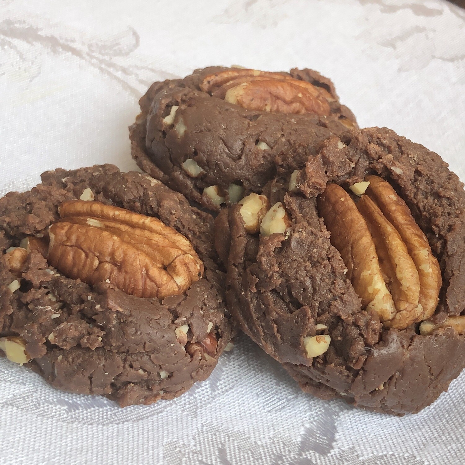 Chocolate Pecan Chewie Cookies