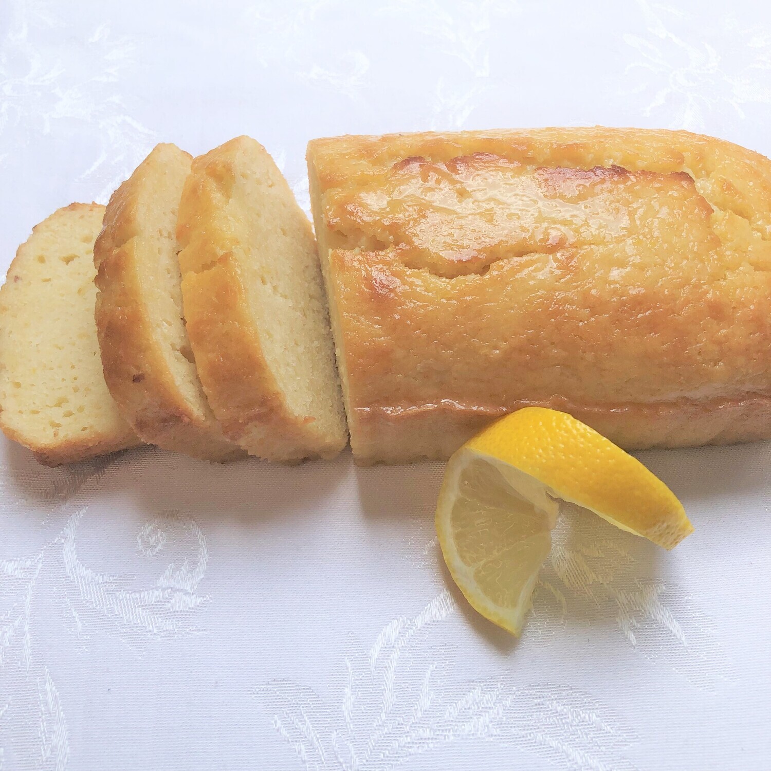 Lemon Glazed Bread With Nuts