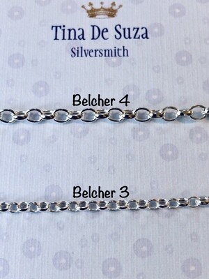 Neck chain: Belcher 3, med weight - 80cm