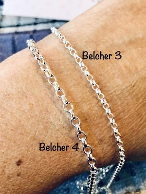 sterling: neck chain - belcher link