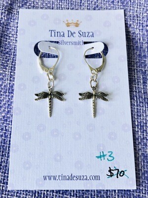 Earrings: Dragonflies (#3)
