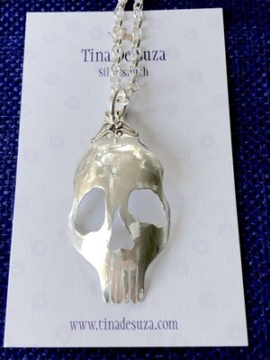 Pendant: Hand Cut Skull (3)