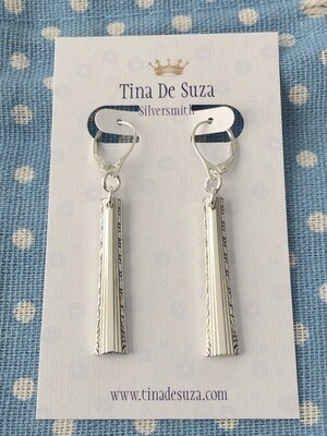 Vintage Cutlery Earrings - partial spoon handle, circa 1930s