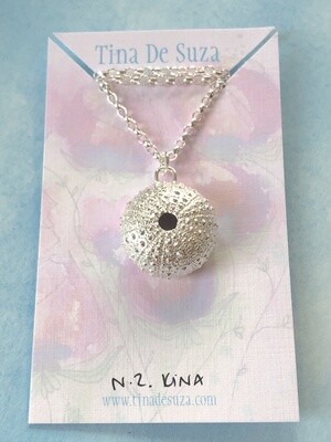 Pendant: Solid Sterling Kina (origin: Whangarei Heads, NZ)