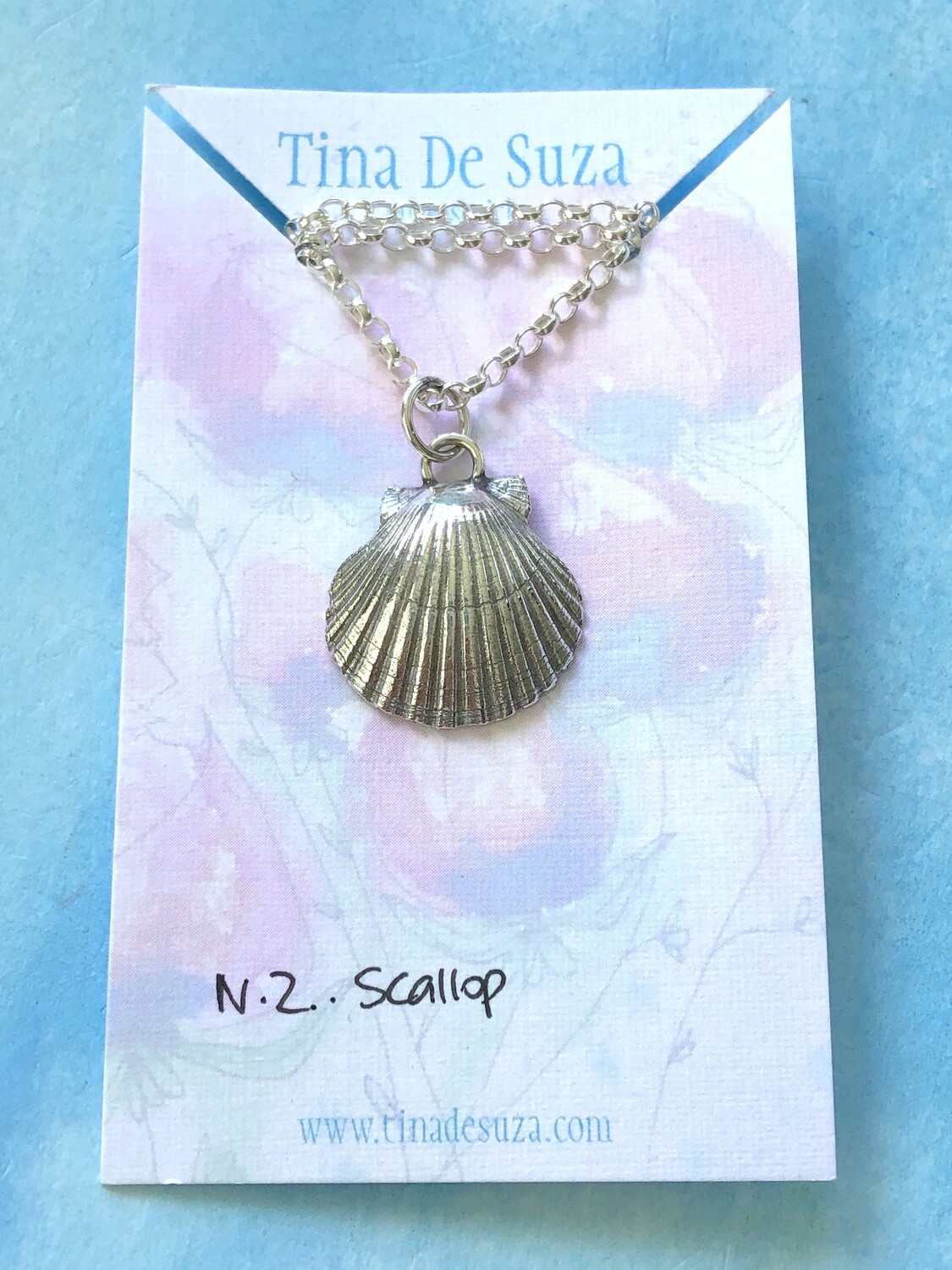 Pendant: Scallop Shell (origin: Takapuna Beach, NZ)