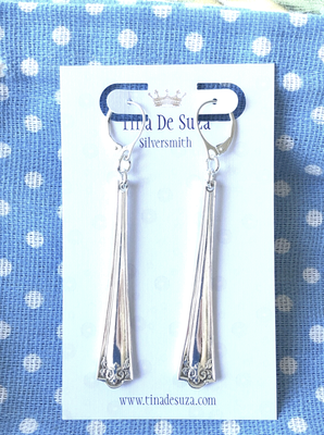 Vintage Cutlery Earrings - circa 1940s