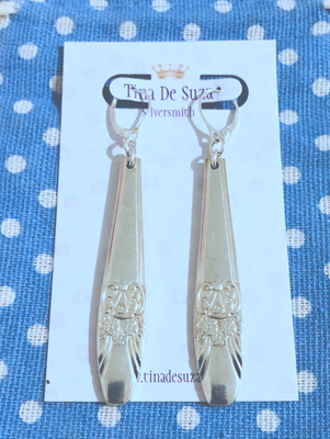 Vintage Cutlery Earrings - circa 1950s