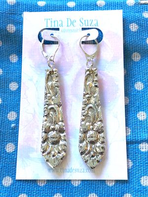 Vintage Cutlery Earrings - circa 1960s