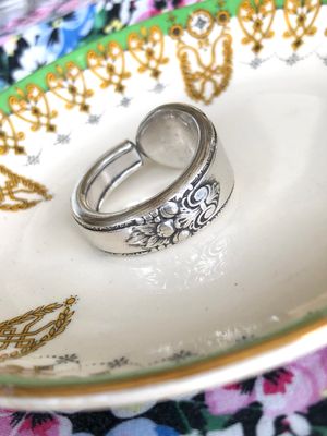 Spoon ring : Size R