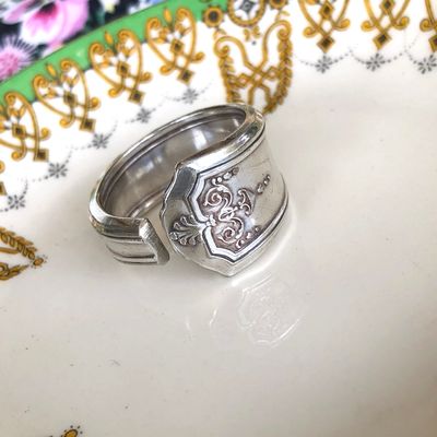 Spoon ring : Size Q
