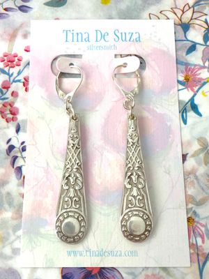 Vintage Cutlery Earrings - circa 1890s