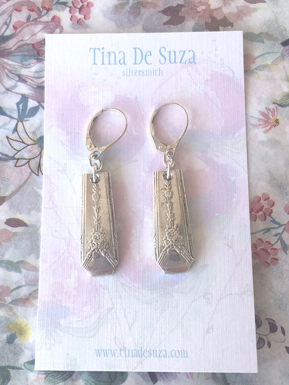 Vintage Cutlery Earrings - Milady, 1940