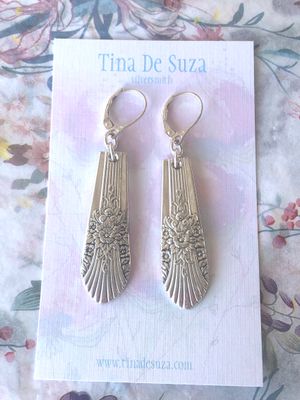 Vintage Cutlery Earrings - Marigold, 1938